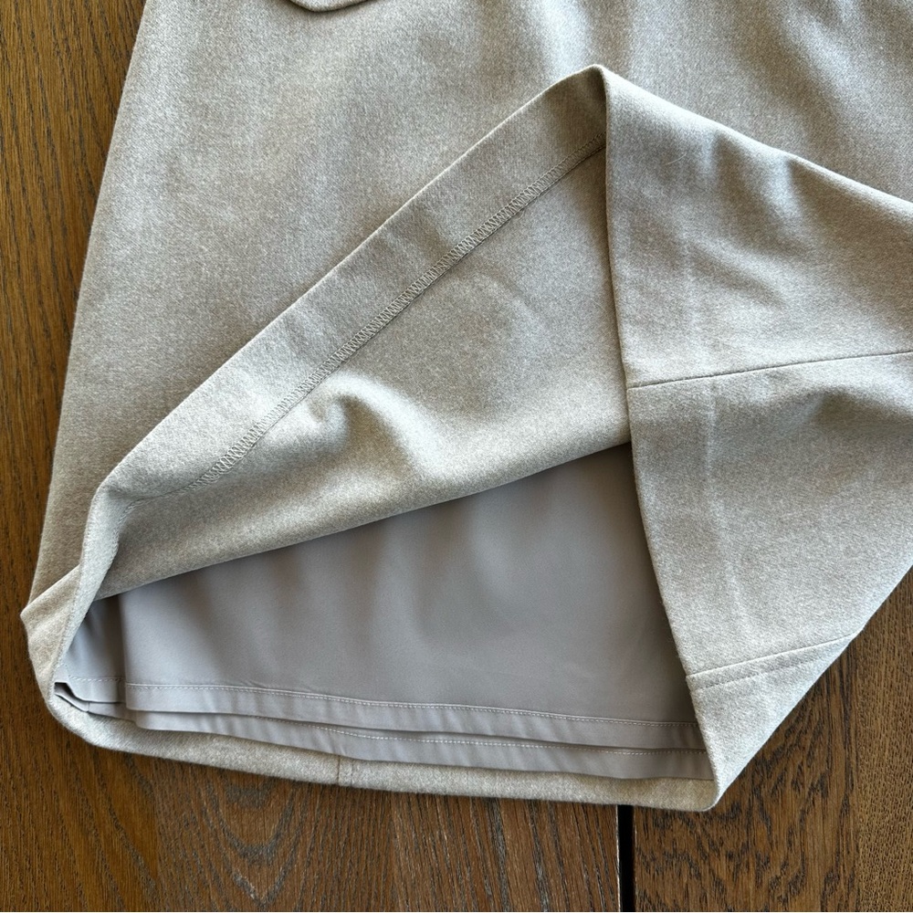 Banana Republic Lined Beige Tan Wool Cashmere Skirt | Size 0 - Picture 4 of 8